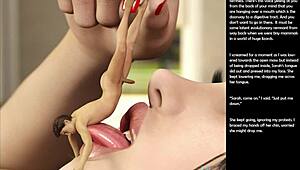 Can you handle this small 18+ girl's naughty gesture in 3D cartoon sex episode 24?