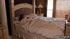 Hey, check Maxine X riding Lord Black’s huge cock behind hubby’s back!