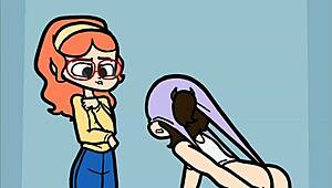 Watch This Animated Girl Get Wedgies in Compilation One!