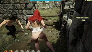 Catch Me Hentai Game Ep 1 Red Riding Hood Valentine Sex
