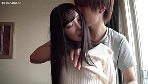 S-Cute Hatori loves watching steamy erotic scenes on Nanairo
