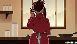 Amo a Ochaco como milf cachonda en este fandub