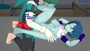 toru hagakure and izuku midoriya intense sex