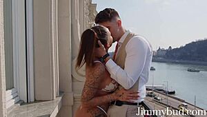 Catia Soares Loves Being an Exhibitionist Sucking Cock on My Balcony