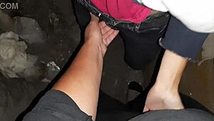 Sex With A Housekeeper After A Walk In The Garden - Girls Fly Orgasm!