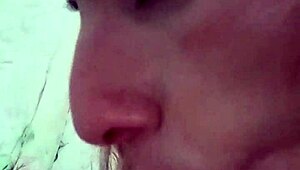 trans girl gives a really tasty blowjob, check it out