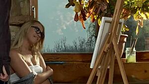 Hell Yeah, Spex Babe Gets Anally Banged Doggystyle!