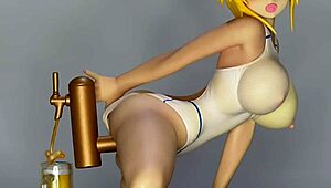 Takaoka Mizuki From Mizugi Kanojo The Animation - Ver Beer Server - 1 6 By Okayama Figure Engineer INTENSELY