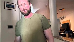 Stepdad Shares Daughter In Threesome Blowjob