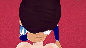 avatar korra delivers perfect blowjob in 3d cartoon