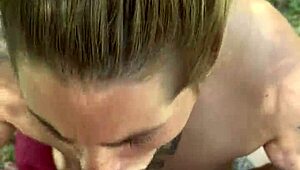 Mi amigo me invitó a la quinta y le terminé chupando la pija