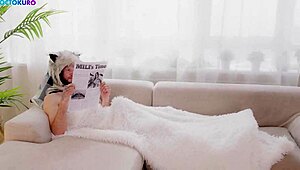 כוס רטובה של קפדת אדום מתרחבת בקוספליי חובבני