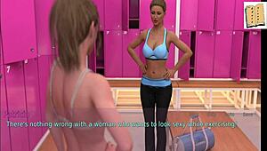 hey, wanna play? erotic game with a wife and stepmother!