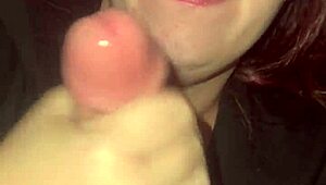 Quick Blowjob with Blue-Eyed Anime Babe Before Work Rush