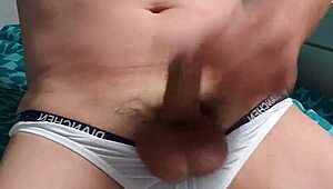 Gay Boy Pleasures Himself In Underwear