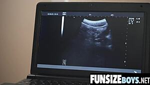 Close-up anal action with a huge cock in hospital