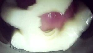 wow, check inside my fleshlight with that wild creampie finish! 😜