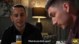 In Cuck4k, Is the Husband Watching His Wife's First Time Gay Cheating?