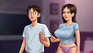 Shaved pussy rides monster cock in cowgirl position