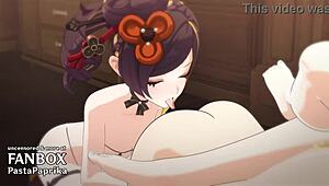 Hey, wanna see hot 3D anime babe bent over for wild doggystyle pounding?