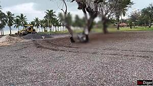 Public Pickup: Hottie from Construction Site Banged Hard in Hotel After Lobster Treat