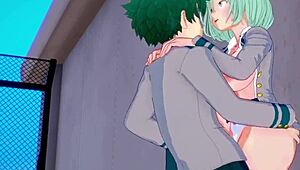 toru hagakure and izuku midoriya intense sex