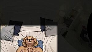 Furry bent over in VR demo