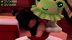 A bit of fun in anime cartoon