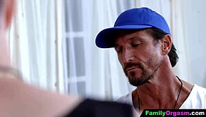 FamilyOrgasm Men Compete with Stepdaughters’ Wild Action