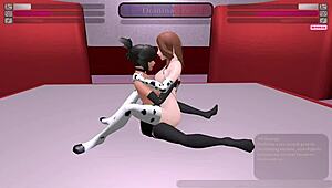 Gawthicc vs Chelsea in kinky fight club at night club.