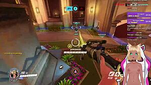 Vtuber Lewdneko Plays Overwatch And Gets Spanked