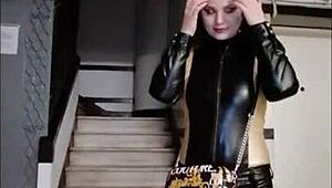 Hey, ever seen a latex diva dominate like this in hentai?