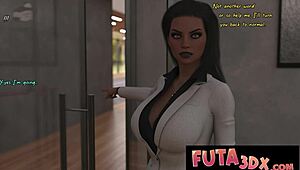 Futa professor rams massive cock into tight redhead pussy. Insane!