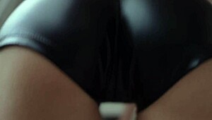 Face Sitting and Farting in Leather Mini Shorts, Oh Man!