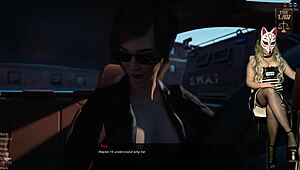 Yo, check this prison guard ep 1 with wild roleplay. Big tits milf in costume gets double action in cartoon style.