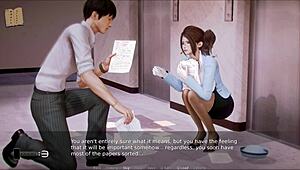 Academy 256 showcases cute babe with big tits in stunning 3D outfit