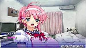 In the anime hentai game Apartment of Love, episode 5 involves groping her in various scenes