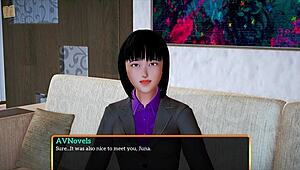 in my new family, episode 309, things get erotic.