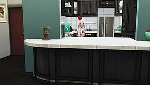 mature woman catches stepson masturbating offers to help with sex