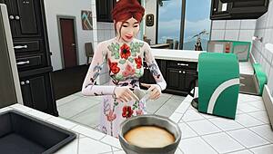 mature woman catches stepson masturbating offers to help with sex