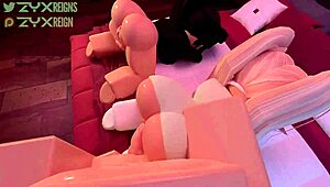 A bit of fun in anime cartoon