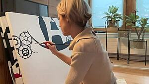 Just Painting My Studio Art Today