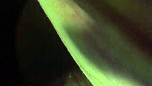 This ts gets a sloppy blowjob from a hooded black guy