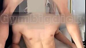 Gay Asian Couple Fucks Bareback With Licking, Anal, And Riding Monster Cock