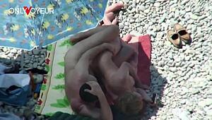 Yo, Mature Couple Banging on Beach Under Sun, So Wild! 🌞