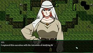 Sukkubusova hentai punca jeze v kavbojki v igri seks sceni