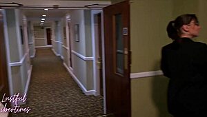 Hotel Manager Seduces Me for Cum While Wife Showers Nearby