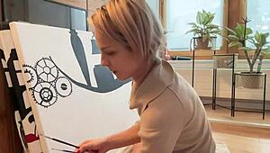 Jen maluju své studio art dnes