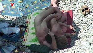 Yo, Mature Couple Banging on Beach Under Sun, So Wild! 🌞