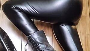 Unbelievable! Leather Boot Domme MyMistressK Rules Hard!